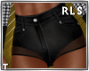 Black Mini Shorts RLS