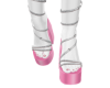 Pink sneakers