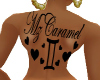MzCaramel Back Tat