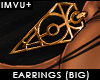 ! earrings XL - cutout