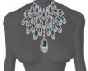 Victorian Necklace Blue