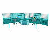 Office Cubicle Teal