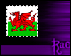 R: Welsh Flag Stamp