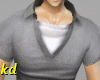 [KD] Grey Muscle Shirt