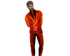 Orange Suit No Shoes