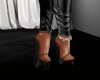 S~ Satin Heels Blk