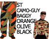 ST CamoGUY BAGGY ORANGE