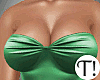 T! Satin Green Dress D