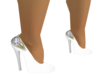 white diamond heels