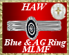 Blue & Silver Ring MLMF