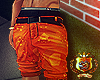 {ND}Orange Camo Shorts