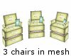3 Chair Mesh 