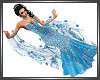 SL Blue Sequin Rose Dres
