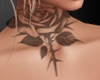Rose Neck Tattoo