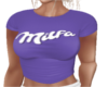 t-shirt top milf purple