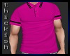 Pink Male Polo shirt