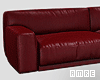Leather Sofa | Red