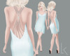 Aqua Silk Dress
