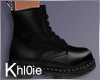 K leather boots M