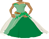 green& gold gown