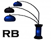 Blue Bow Lamp