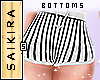 Striped Shorts Black