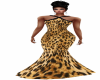 Cheetah Evening Dress