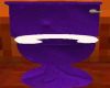 purple toilet