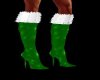 Green Santa Boots
