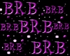 Purple-Black BRB Balloon