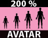 Avatar Resizer 200 %