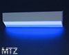 Modern Lamp. blue