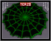 Spider Web Rug Green