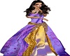 Purple n Gold Dress