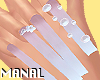 Pearl 3D nails