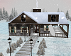 Winter ice cabin