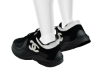 CC BLK No Sock F.