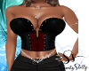 {SS} Red Leather Corset