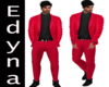 Red  Brey Suit