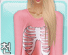 ! Pink x-Ray Sweater