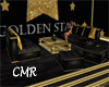 CMR GOLD/BLACK Club Sofa
