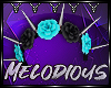 M♪ Teal Goth Tiara