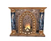 Wolf Fire Place
