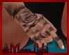 -ML- Dark Rose Hand Tatt