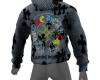 Chrome Denim Hearts Zip