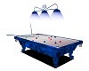 Blue flash pool table