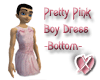 Pink Boy Dress: Bottom