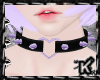 |K| Heart Choker Lilac F