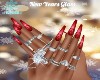 NEW YEAR GLAM NAILS RED
