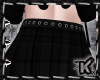 |K| School Skirt Black